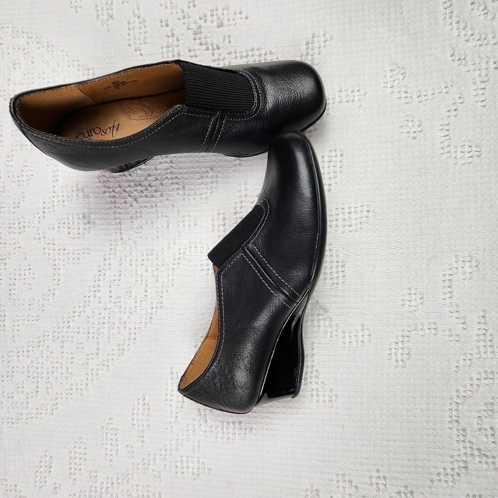 Söfft Eüro Soft Black Wedge Shoes - Picture 3 of 11